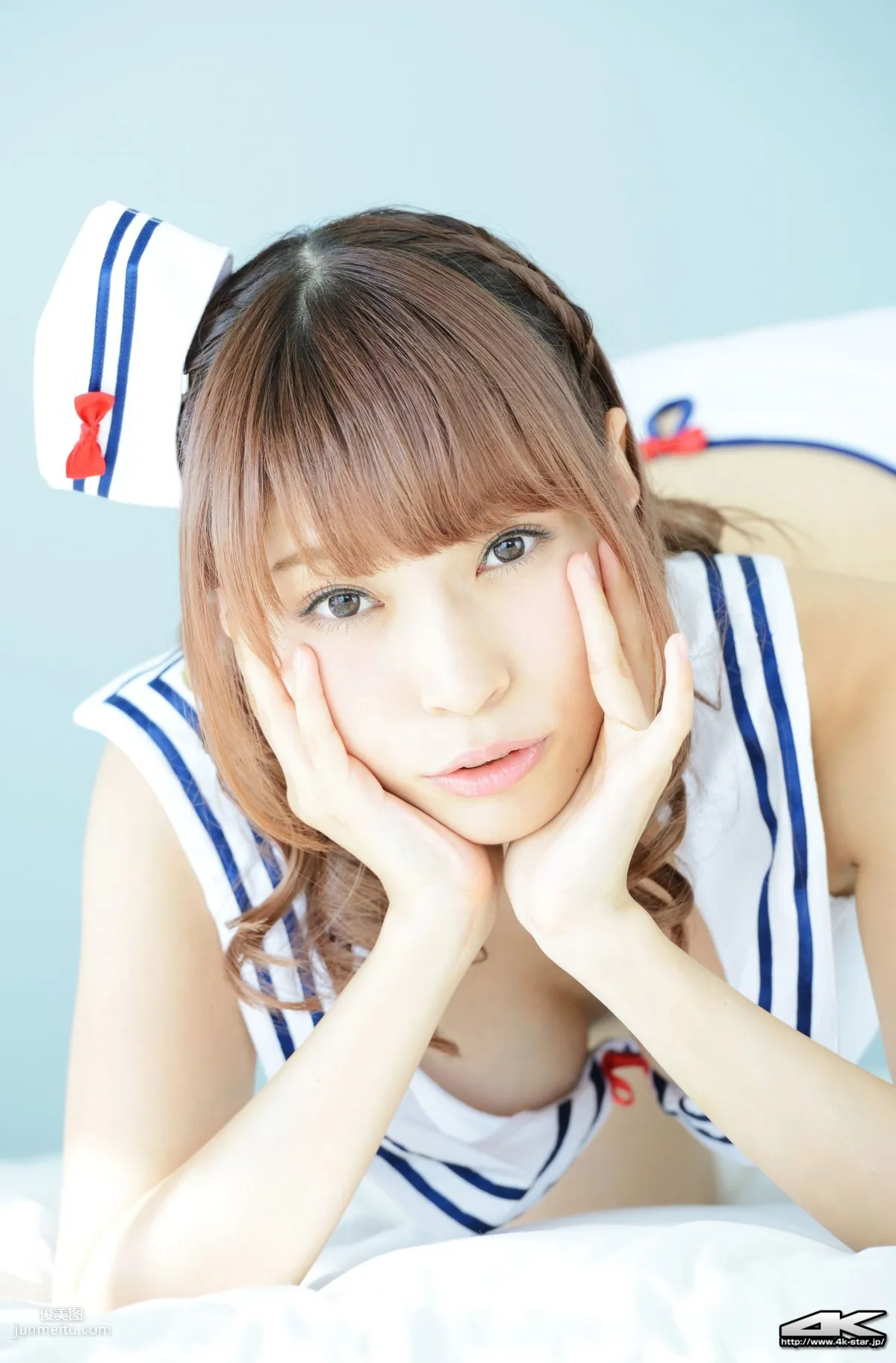 [4K-STAR] NO.00311 Swim Suits, Navy Uniform Swimsuit, Photo Set photo 74