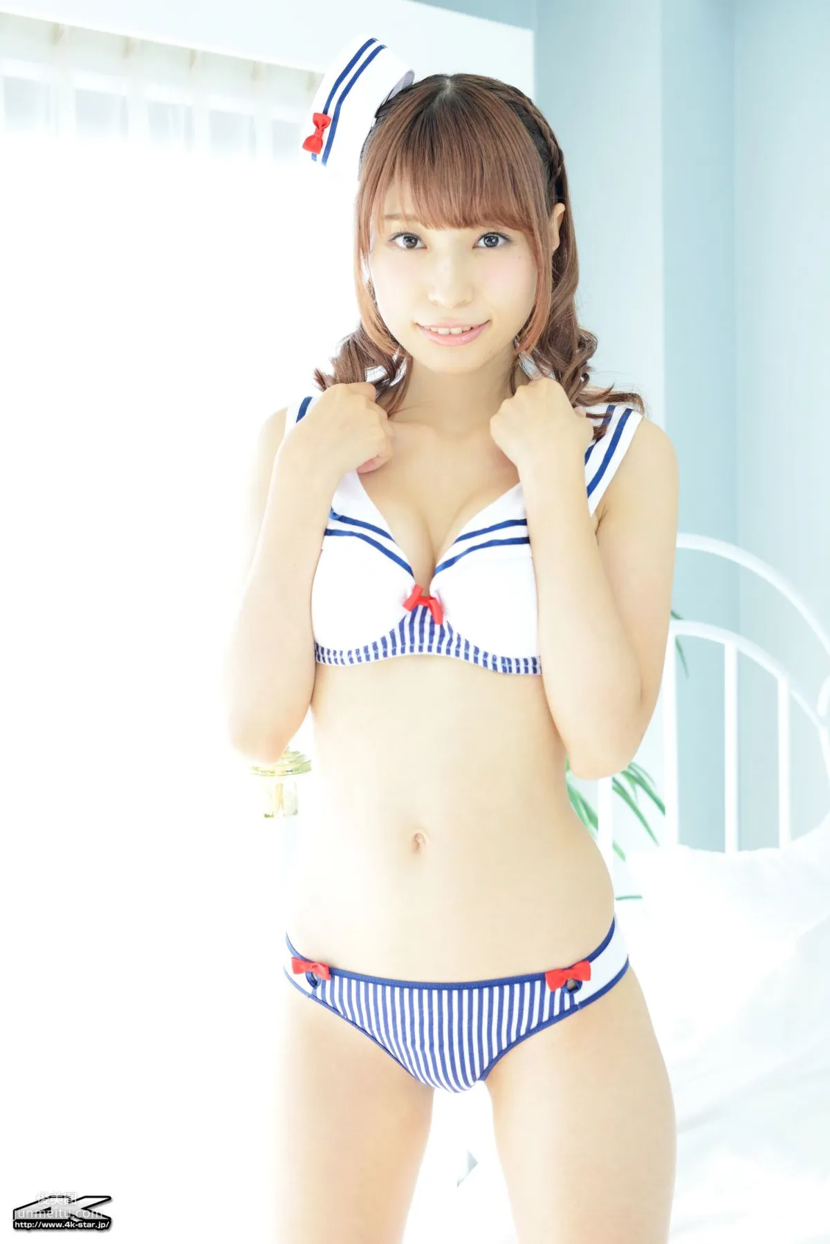 [4K-STAR] NO.00311 Swim Suits, Navy Uniform Swimsuit, Photo Set photo 8