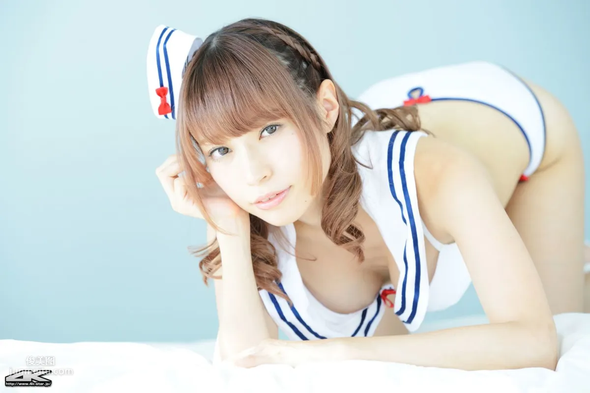 [4K-STAR] NO.00311 Swim Suits, Navy Uniform Swimsuit, Photo Set photo 63