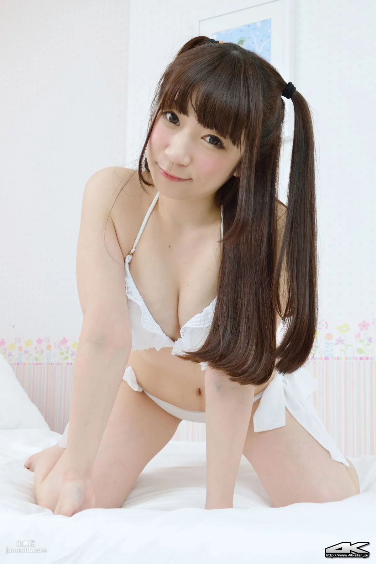 [4K-STAR] NO.00293 Tsukishiro Yusa Swim Suits Twin-Tail Girl Photo Set photo 20