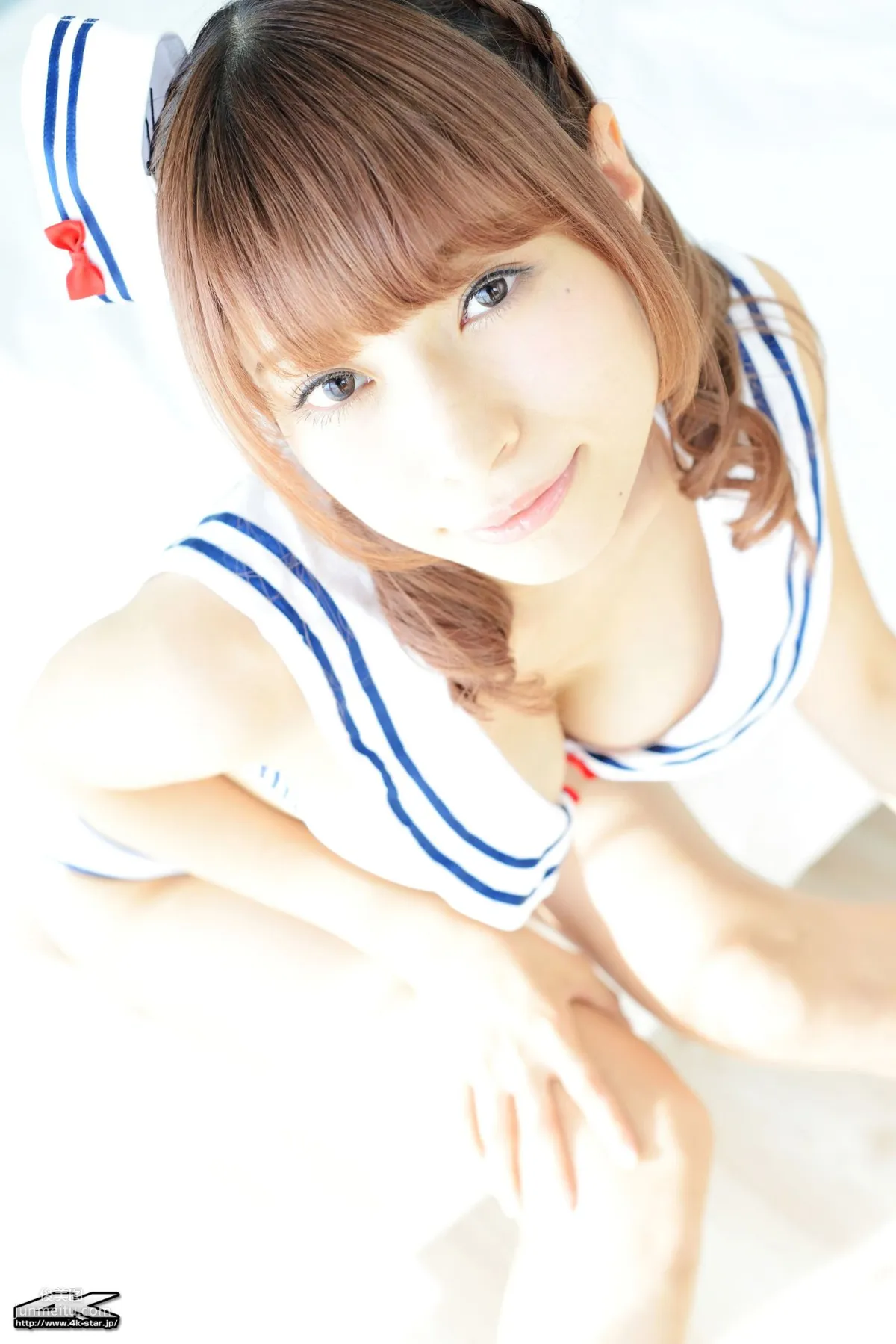 [4K-STAR] NO.00311 Swim Suits, Navy Uniform Swimsuit, Photo Set photo 32