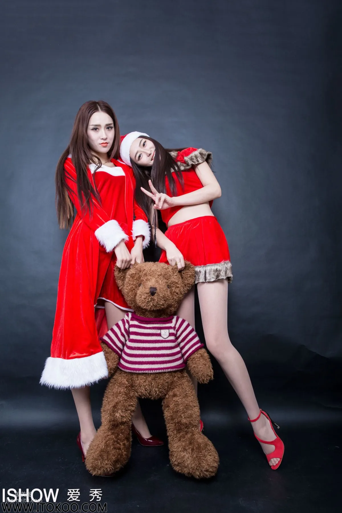 Xiaoru Ruby, Xiaoyu CC Merry, Christmas [ISHOW] NO.023 Photo Set photo 9