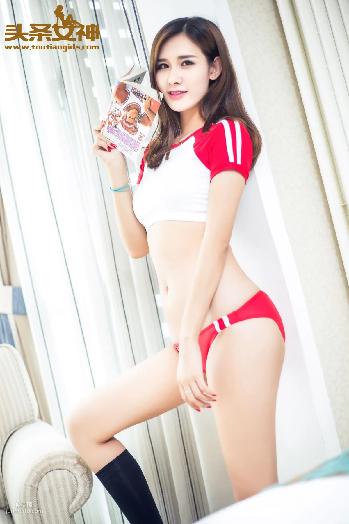 Xie Sitong 'Slam Dunk Haruko Beautiful Girl' [TouTiao Goddess] Photo Set photo 12