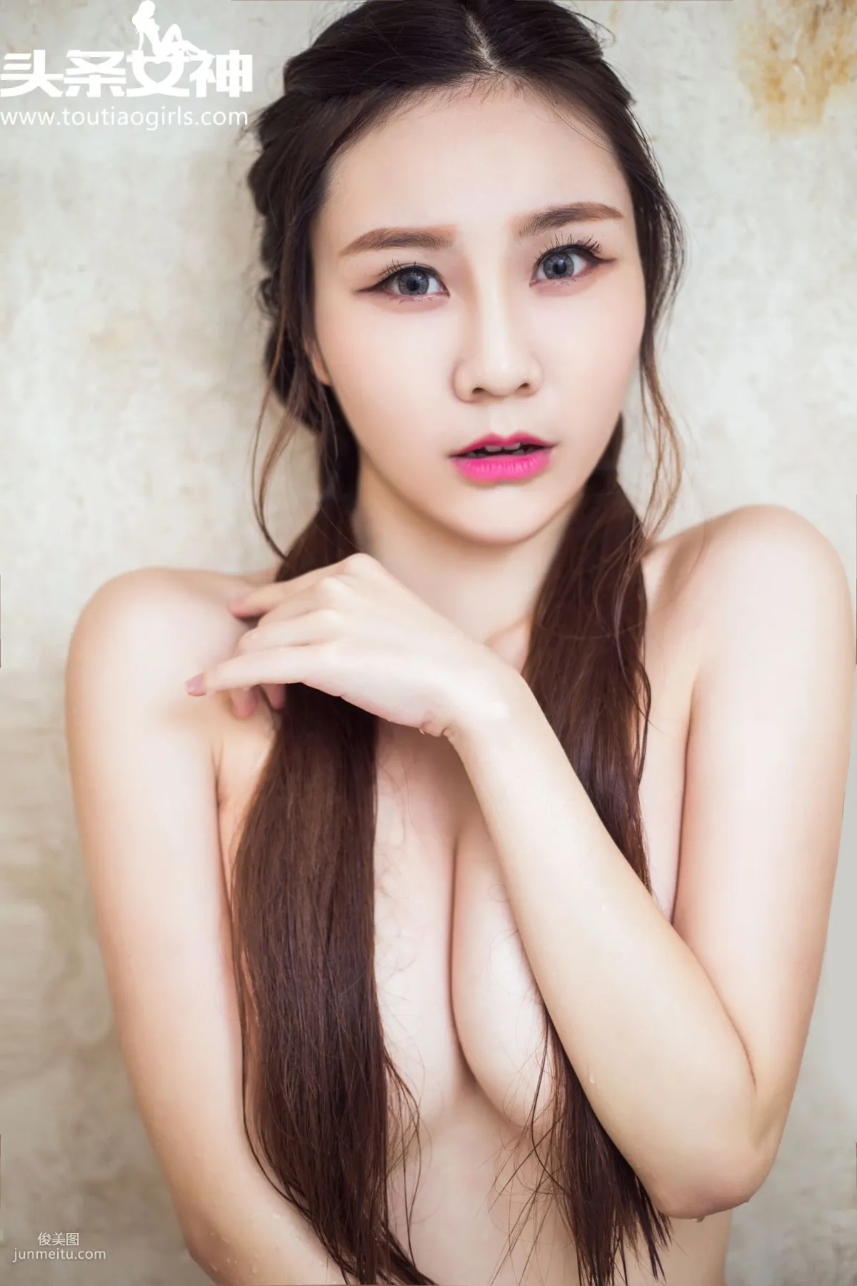 Xiao Chaoren juno / Zhou Sichao, Bathroom Romance, Spring Light Revealed [TouTiao Goddess] Photo Set photo 21