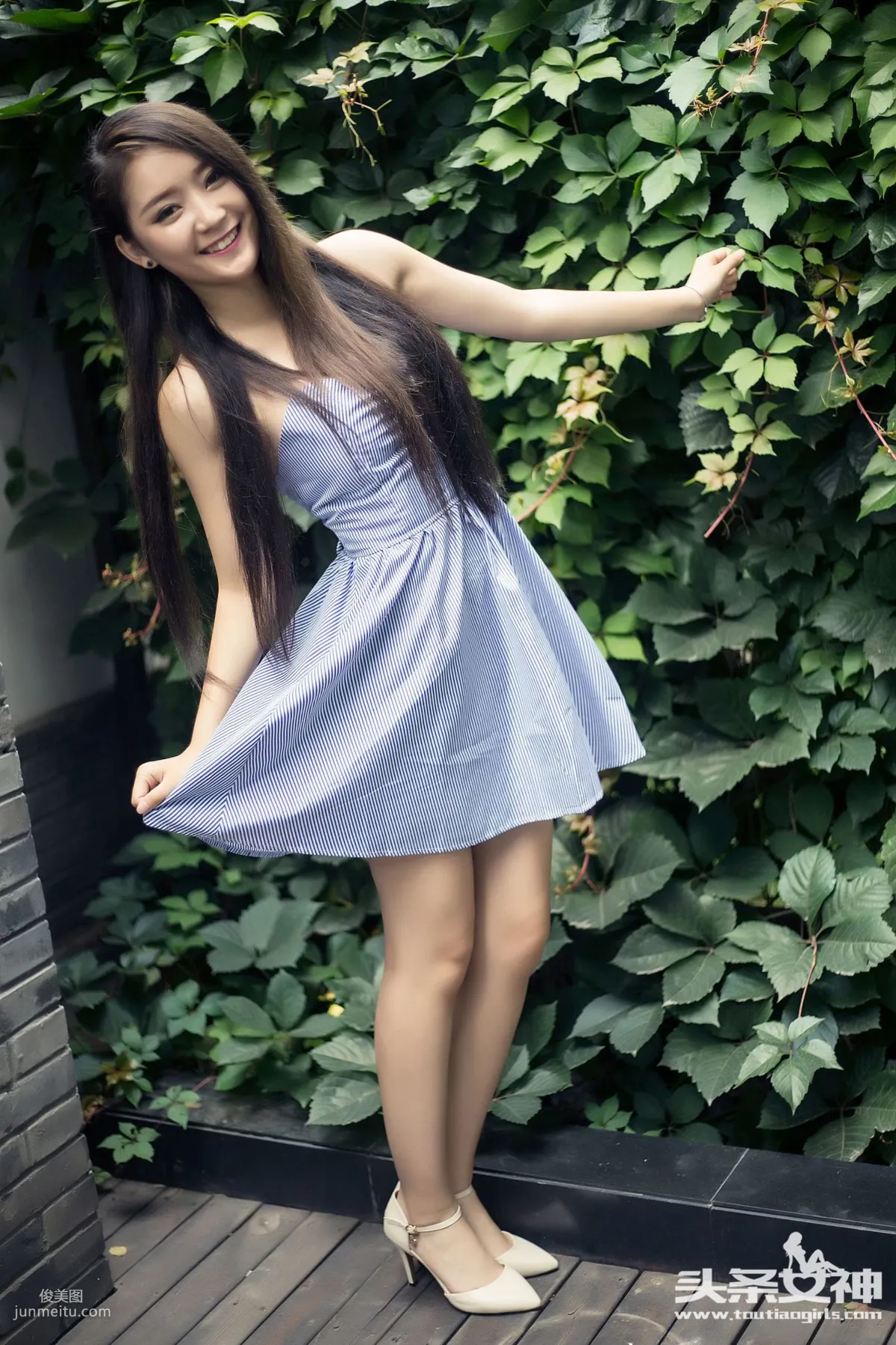 小雅/张晓雅《悦动蓝精灵》 [头条女神] 写真集9