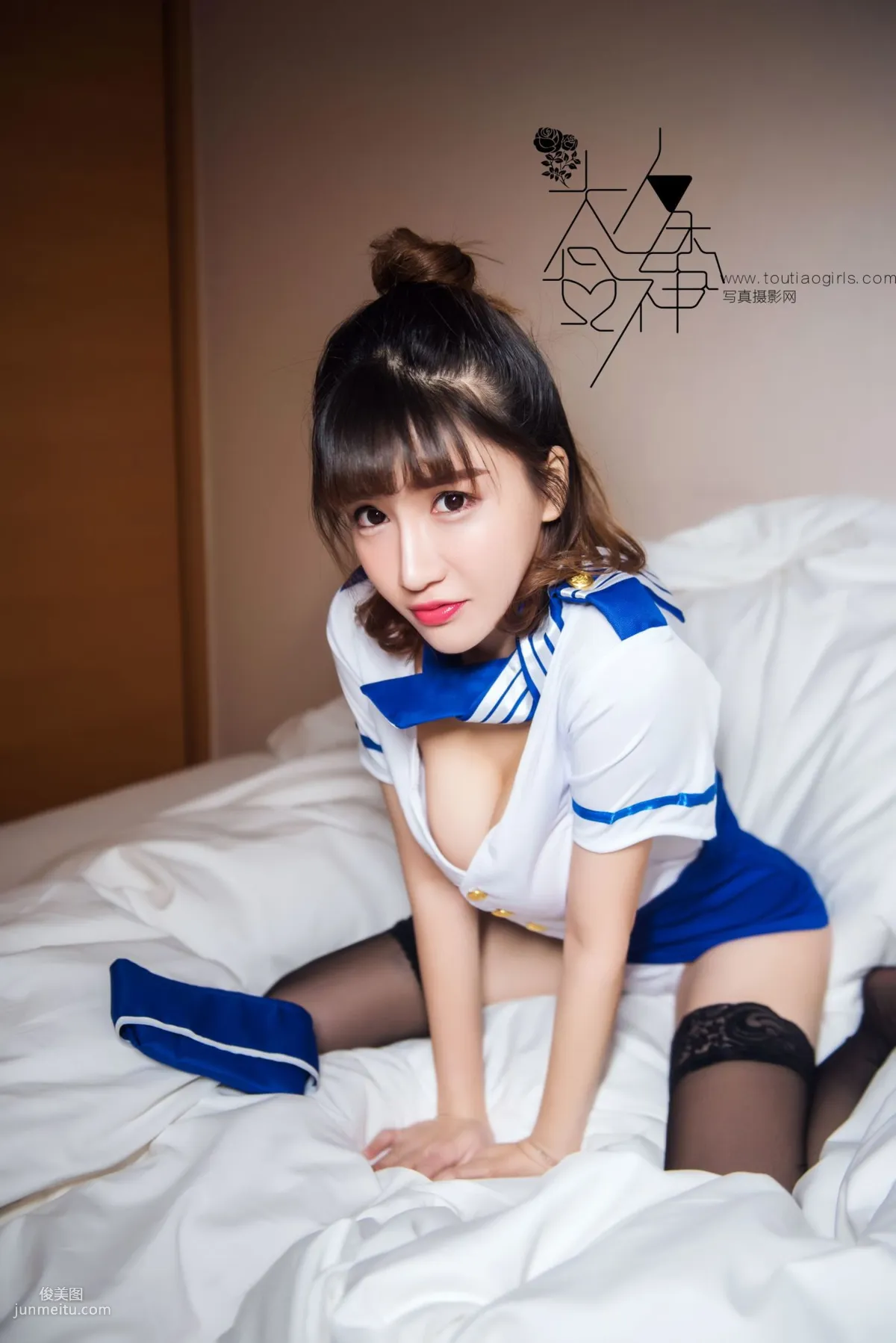 萌萌/K8傲嬌萌萌《蘿莉空乘》 [頭條女神] 寫真集 16