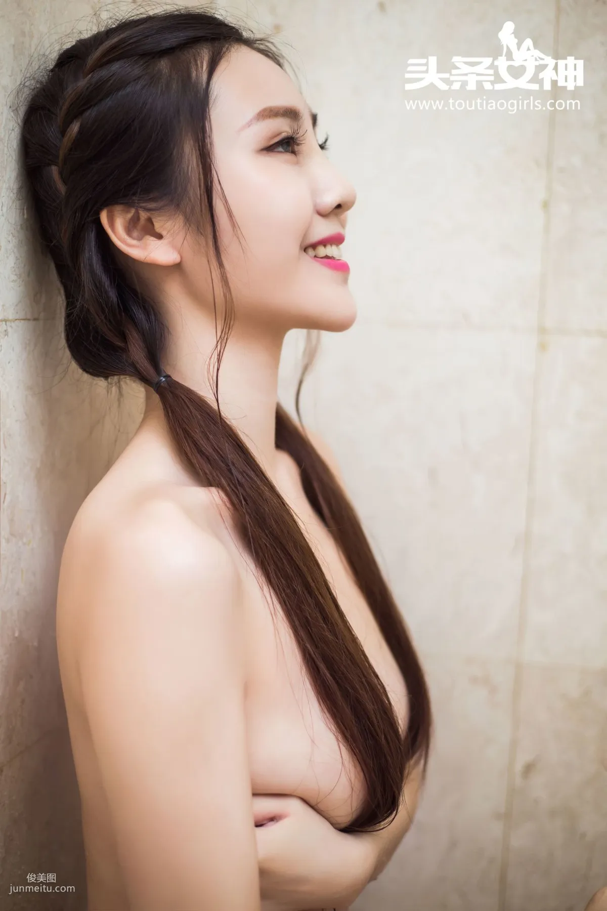 Xiao Chaoren juno / Zhou Sichao, Bathroom Romance, Spring Light Revealed [TouTiao Goddess] Photo Set photo 23