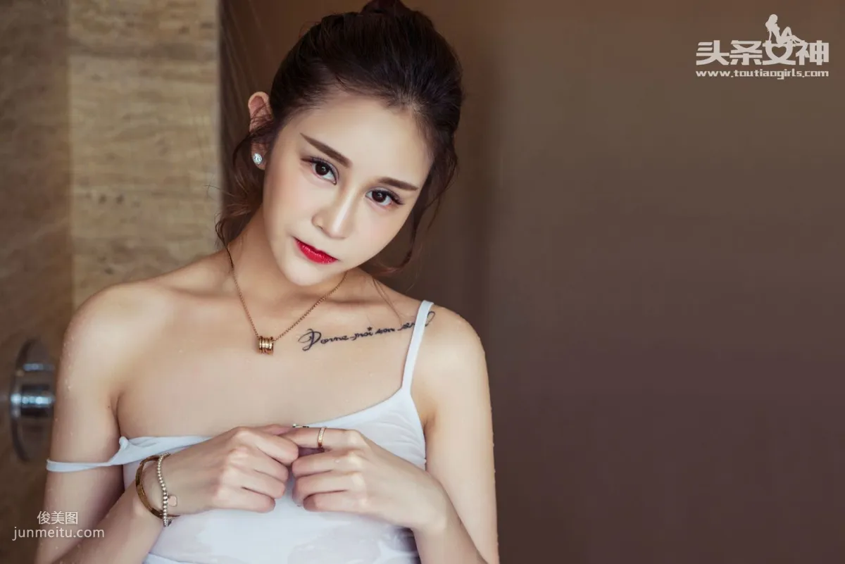 Wang Yihan, The Girl Who Perfectly Fulfills All Your Love Dreams, [TouTiao Goddess] Photo Set photo 43