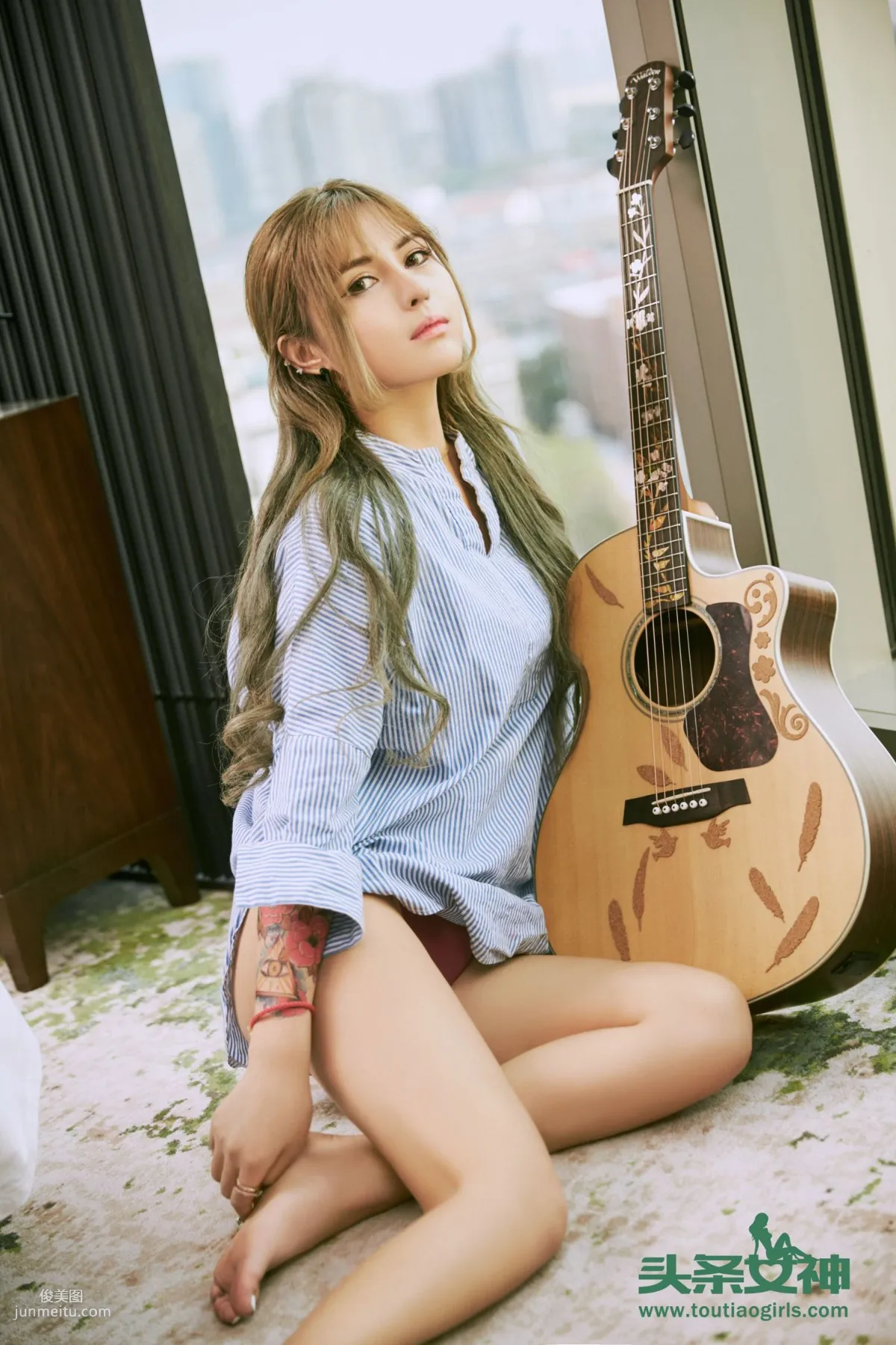 Wen Di/Chioa Zhao Weifeng Bathing in Warm Sunlight Little Beauty [TouTiao Goddess] Photo Set photo 28