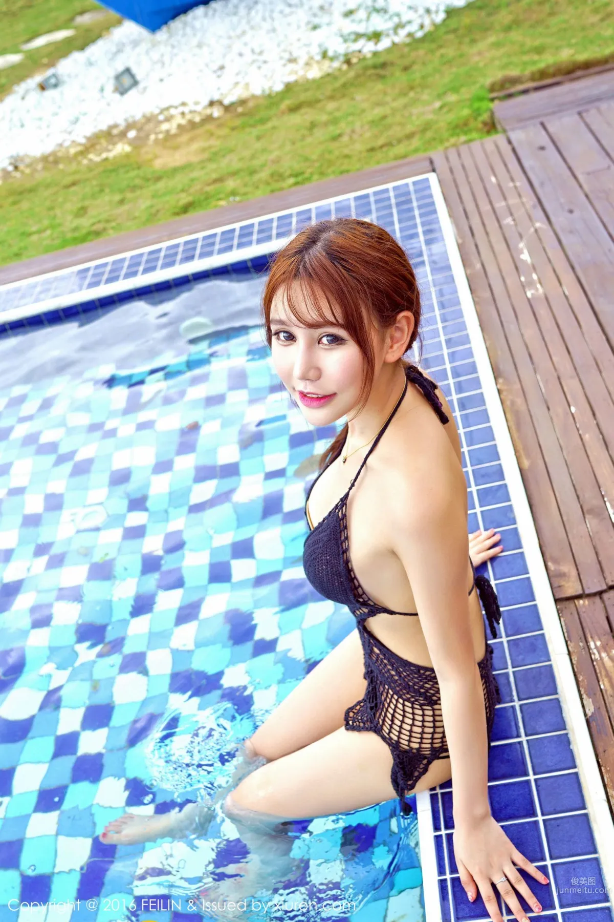 Milk Chuchu, 2 Sets of Underwear + Fresh and Sweet Outfit [FeiLin] Vol.048 Photo Set photo 7