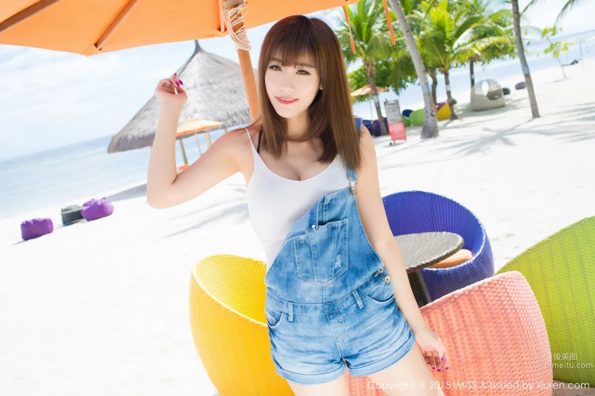 Cheng Xiaofan, Fresh Denim Hot Pants + Bikini [IMISS] Vol.055 Photo Set photo 6