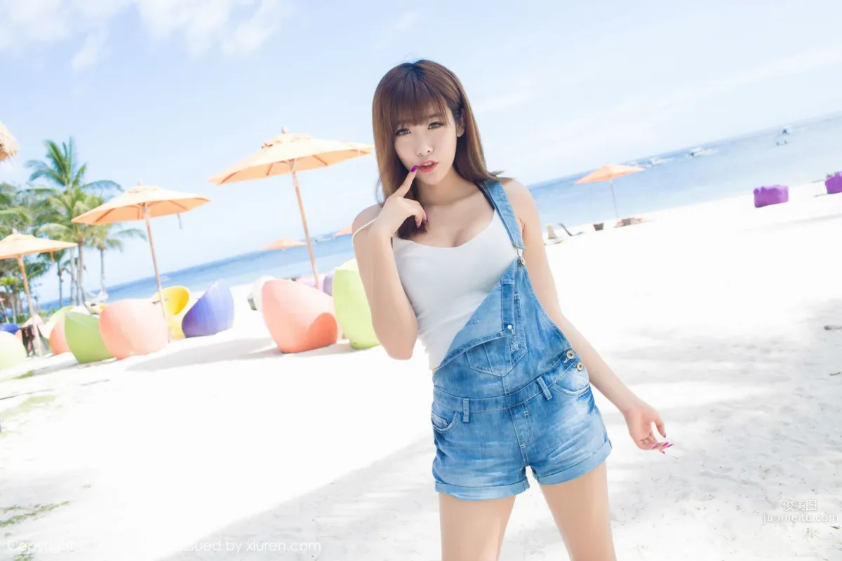 Cheng Xiaofan, Fresh Denim Hot Pants + Bikini [IMISS] Vol.055 Photo Set photo 11