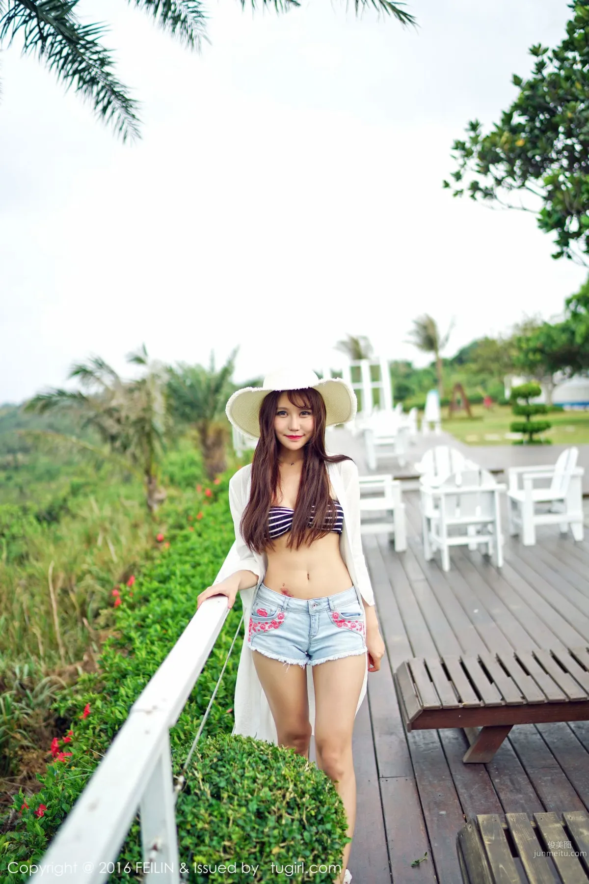 Milk Chuchu, 2 Sets of Underwear + Fresh and Sweet Outfit [FeiLin] Vol.048 Photo Set photo 39