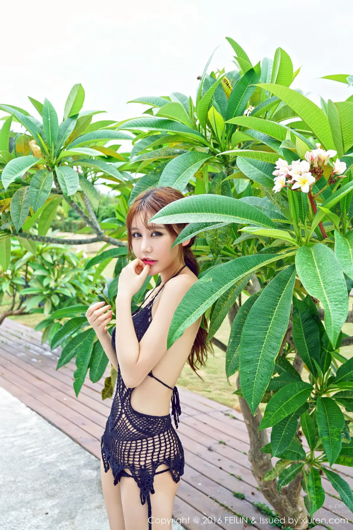 Milk Chuchu, 2 Sets of Underwear + Fresh and Sweet Outfit [FeiLin] Vol.048 Photo Set photo 27