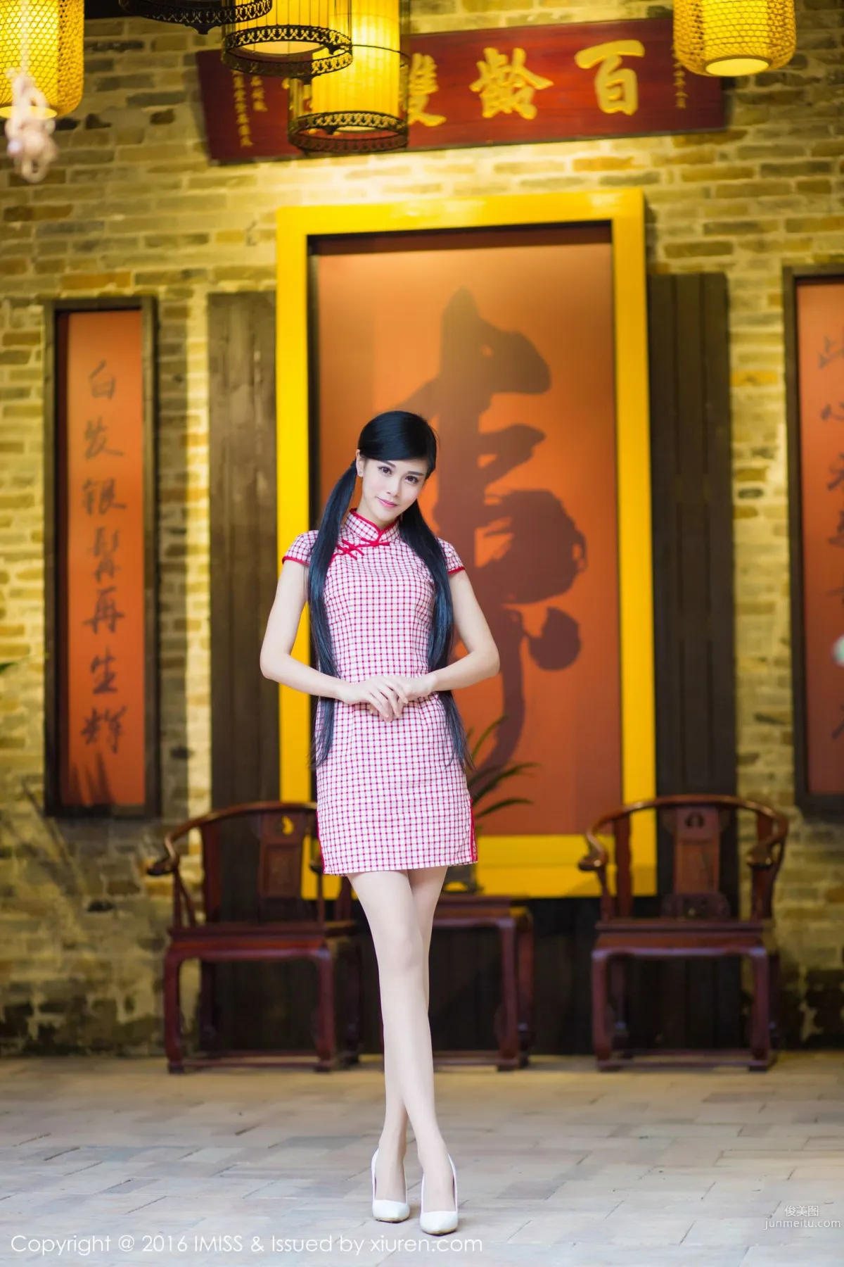 王曼妮、譚小雅《古典旗袍系列》[愛蜜社IMiss] Vol.070 寫真集 6
