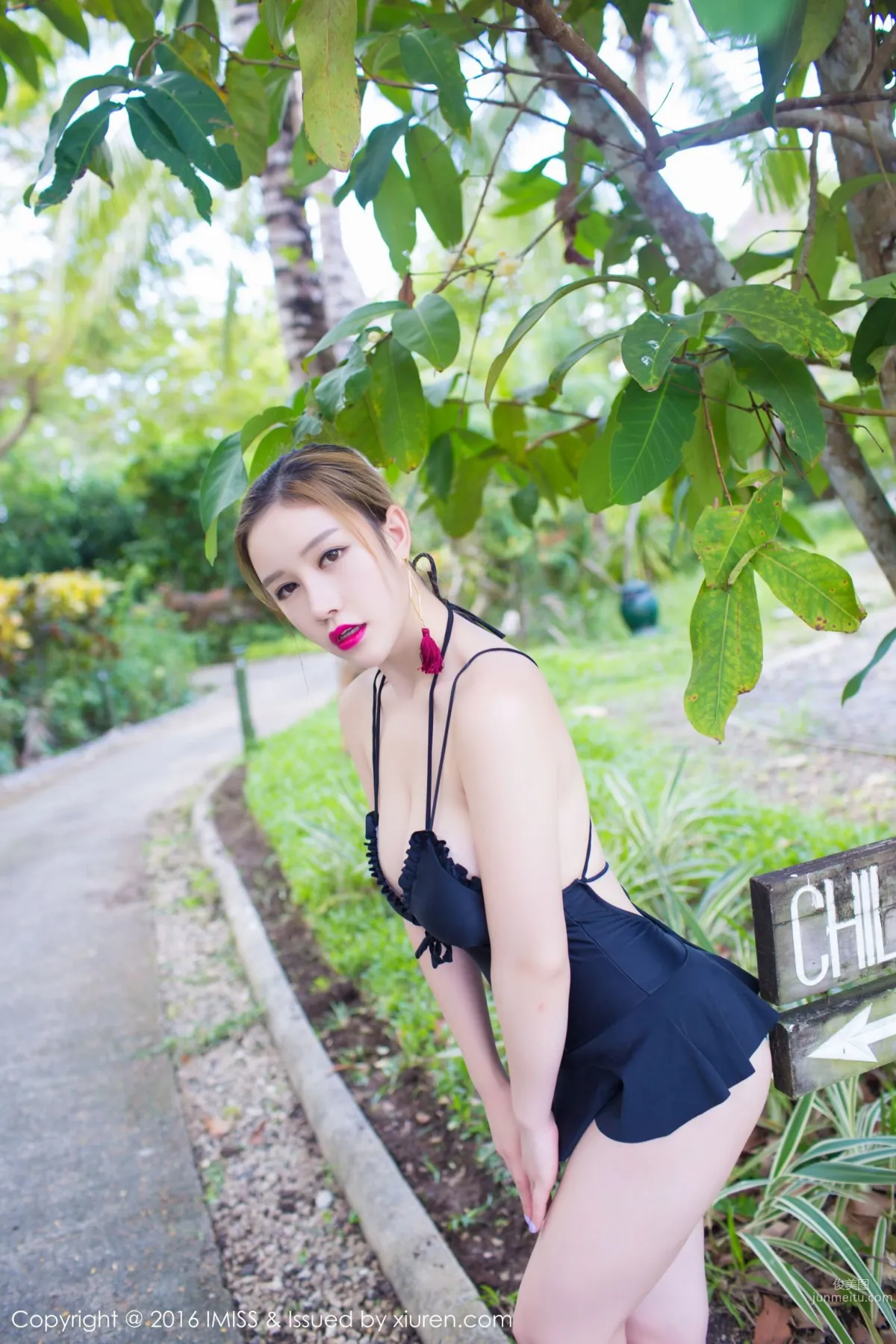 Yu Ji Una "Fair Skin, Big Bust About to Burst Out" [IMISS] Vol.061 Photo Set photo 48