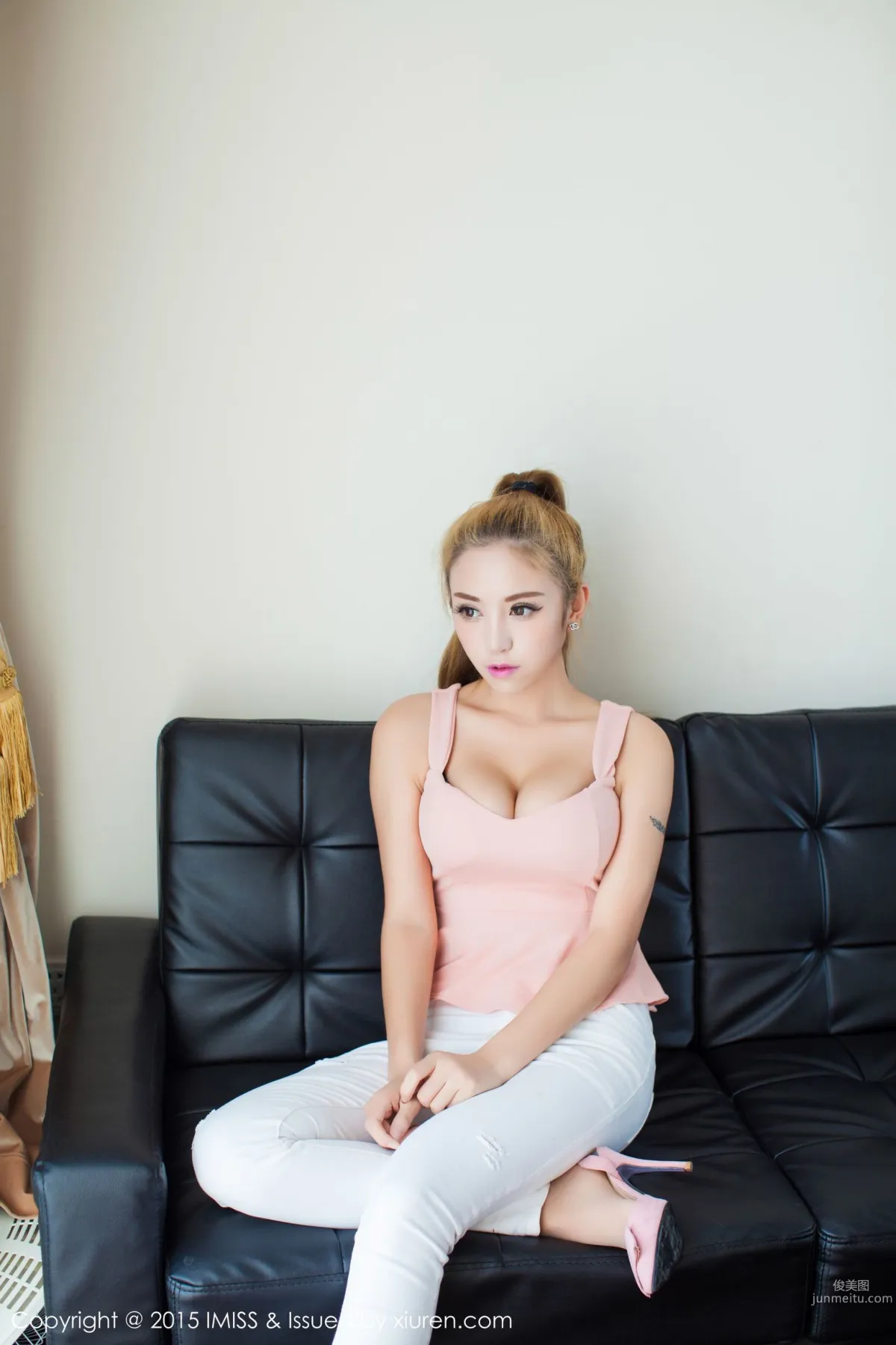 Chen Siqi Art, Tight Pants + Nightgown [IMISS] Vol.035 Photo Set photo 10