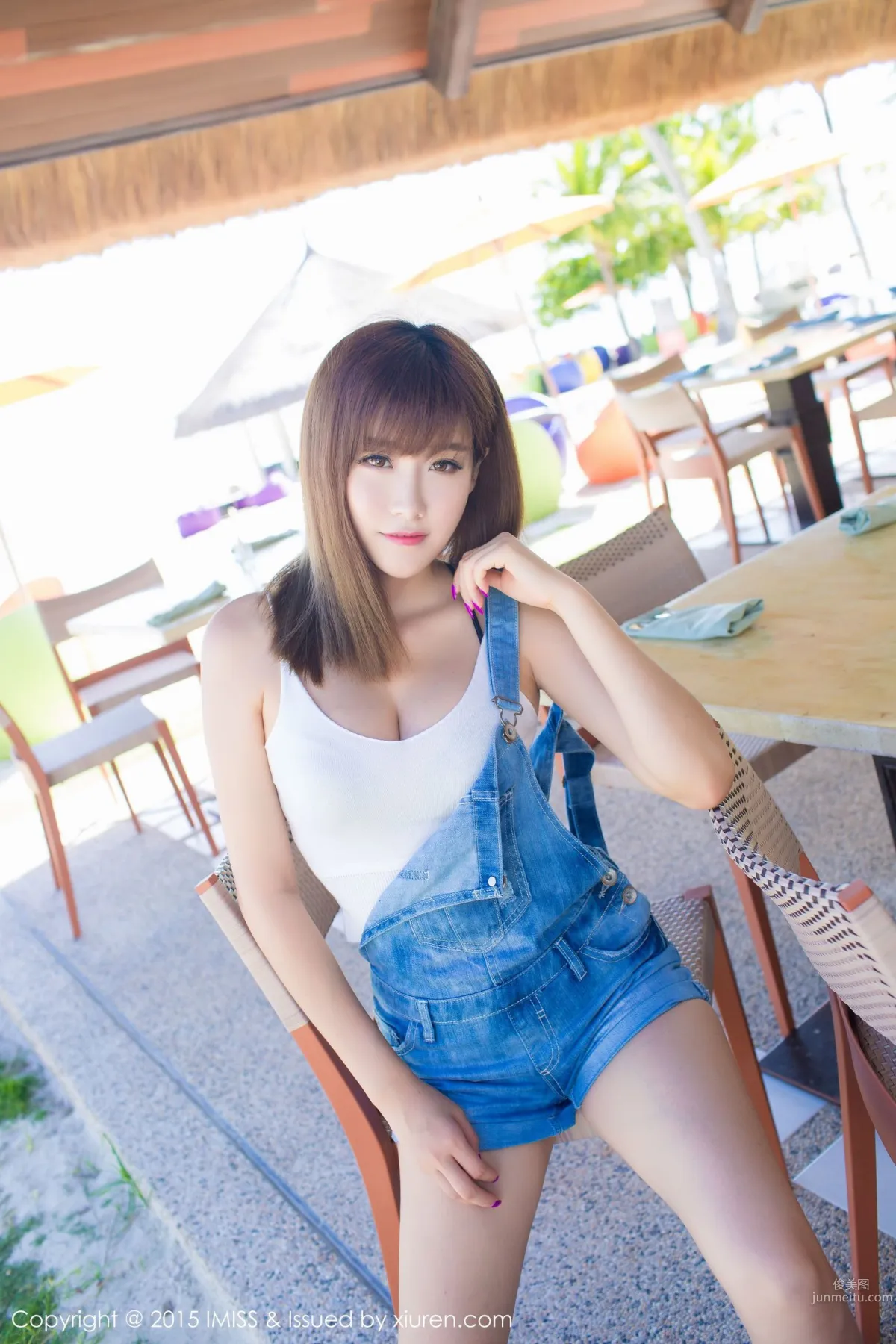 Cheng Xiaofan, Fresh Denim Hot Pants + Bikini [IMISS] Vol.055 Photo Set photo 19