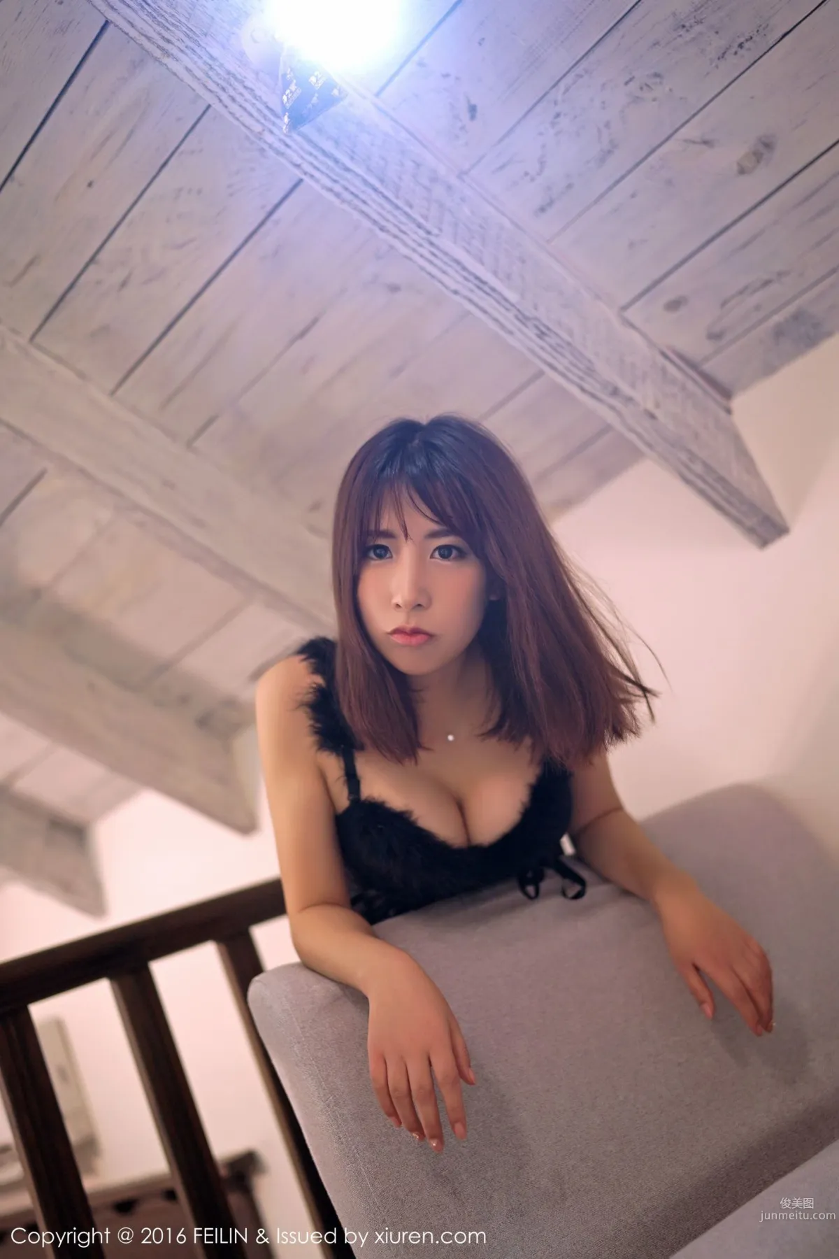 Liumang Xiaowu Nv "3 Sets of Sexy Lingerie" [FeiLin] Vol.064 Photo Set photo 20