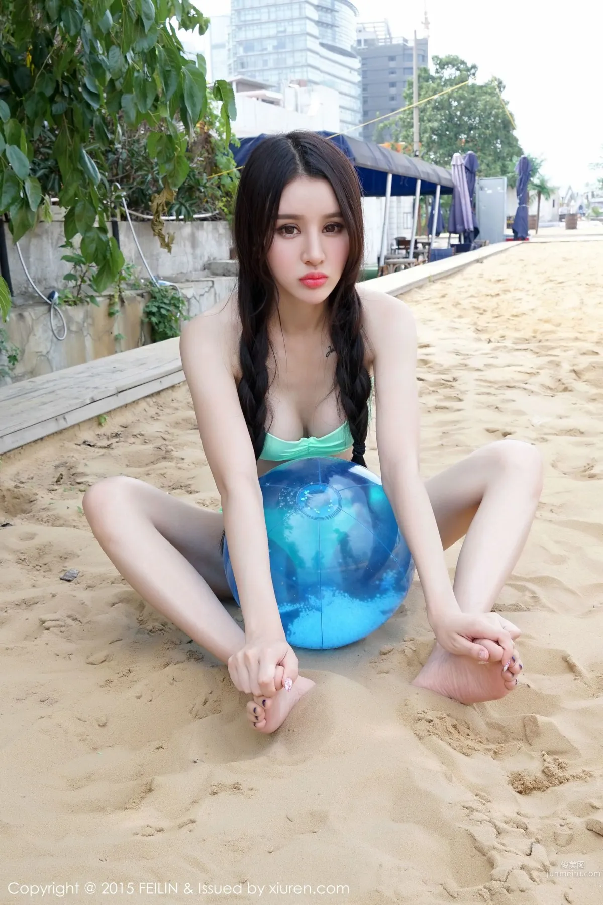 Cheryl青樹 《海灘比基尼》 [嗲囡囡FEILIN] Vol.012 寫真集 12