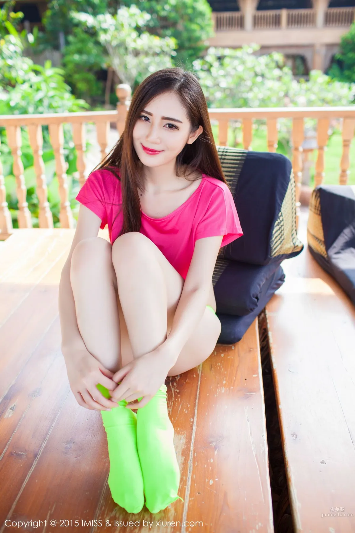 SISY Si, Thailand Phuket Travel Shoot See-Through Thin Gauze Pajamas + Lingerie [IMISS] Vol.029 Photo Set photo 53