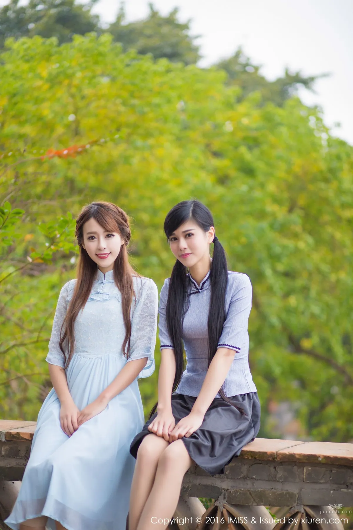 王曼妮、譚小雅《古典旗袍系列》[愛蜜社IMiss] Vol.070 寫真集 41