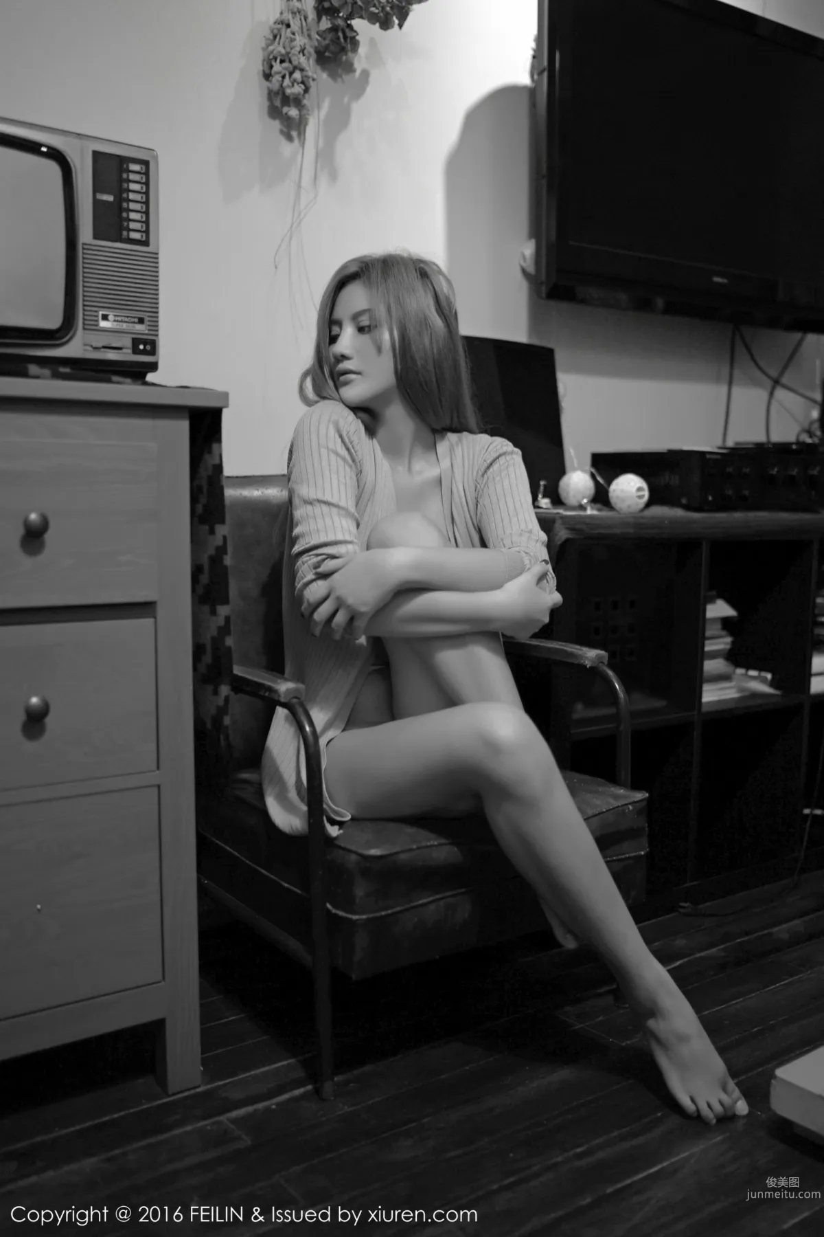 A Zhu, Curves and Delicate Body, Perfect Figure [FeiLin] Vol.061 Photo Set photo 4