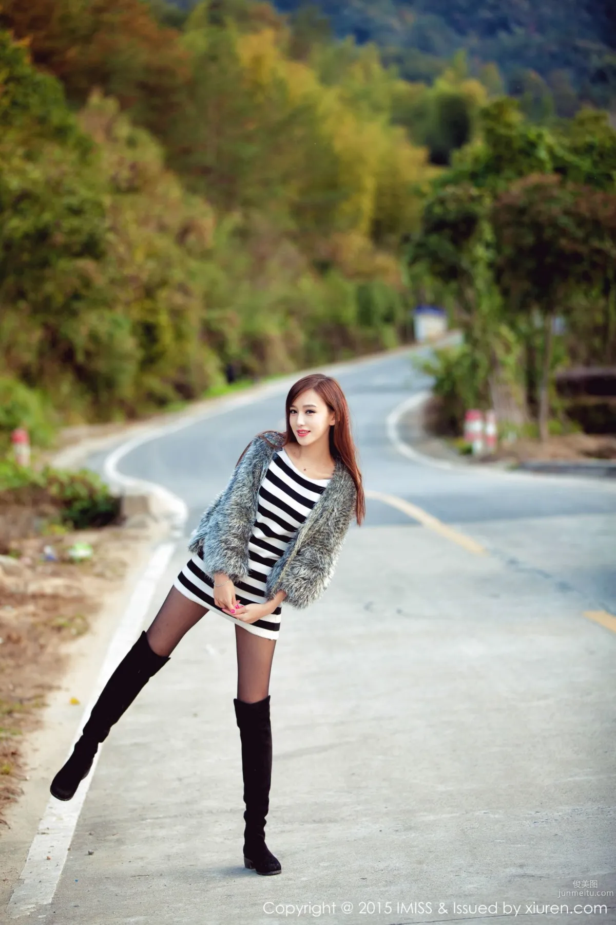 Li Yujie Daisy Wuhan Dabie Mountain Thin Blade Peak Travel Shoot [IMISS] Vol.040 Photo Set photo 20