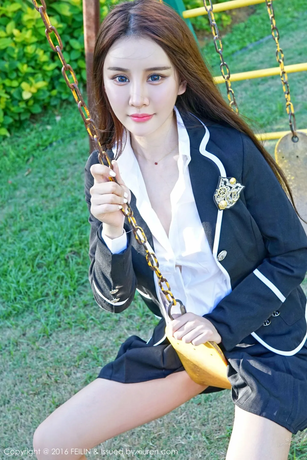 Cheryl Qingshu, Bohol Travel Shoot, School Uniform + Bikini [FeiLin] Vol.027 Photo Set photo 5