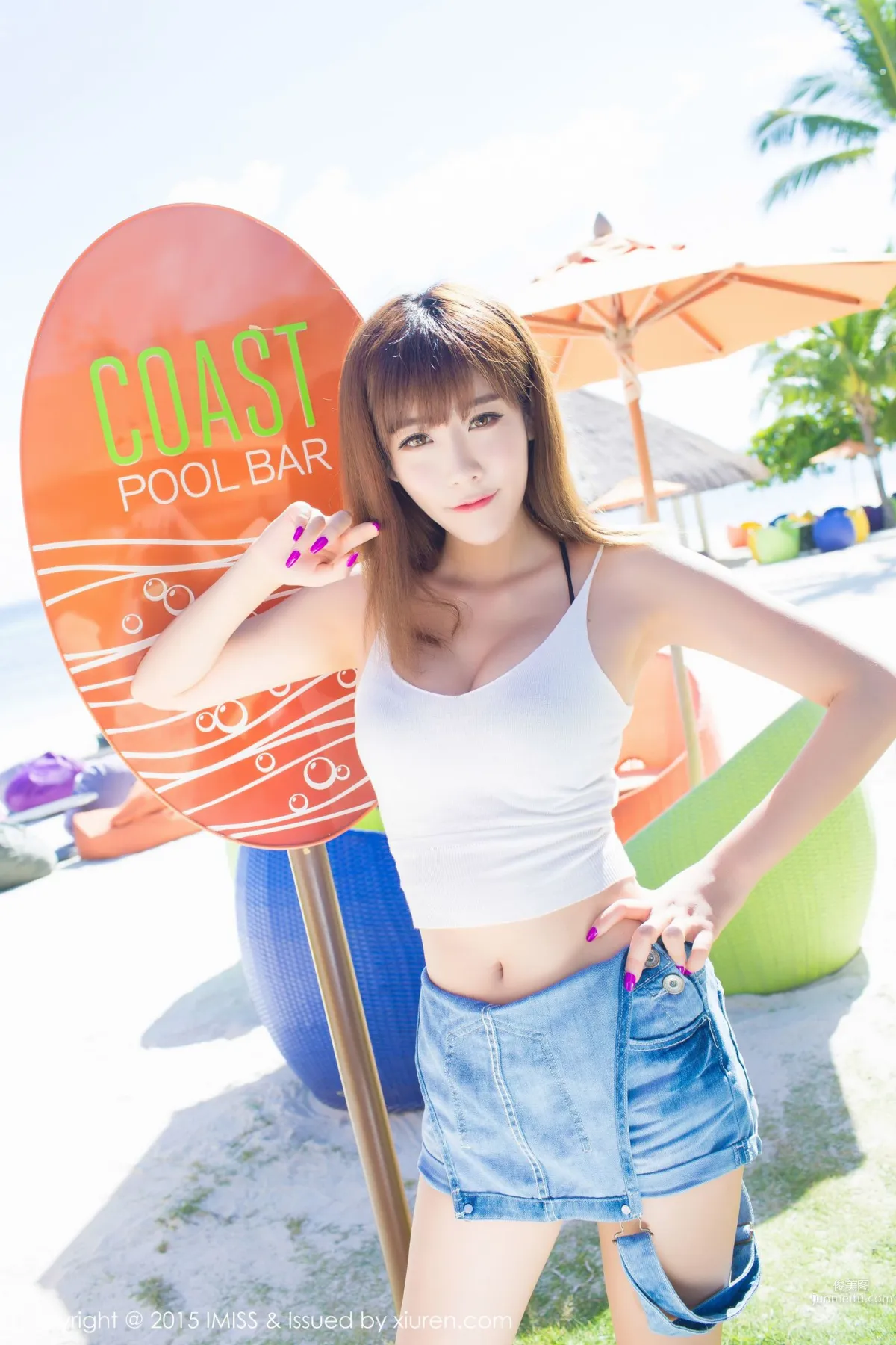 Cheng Xiaofan, Fresh Denim Hot Pants + Bikini [IMISS] Vol.055 Photo Set photo 24