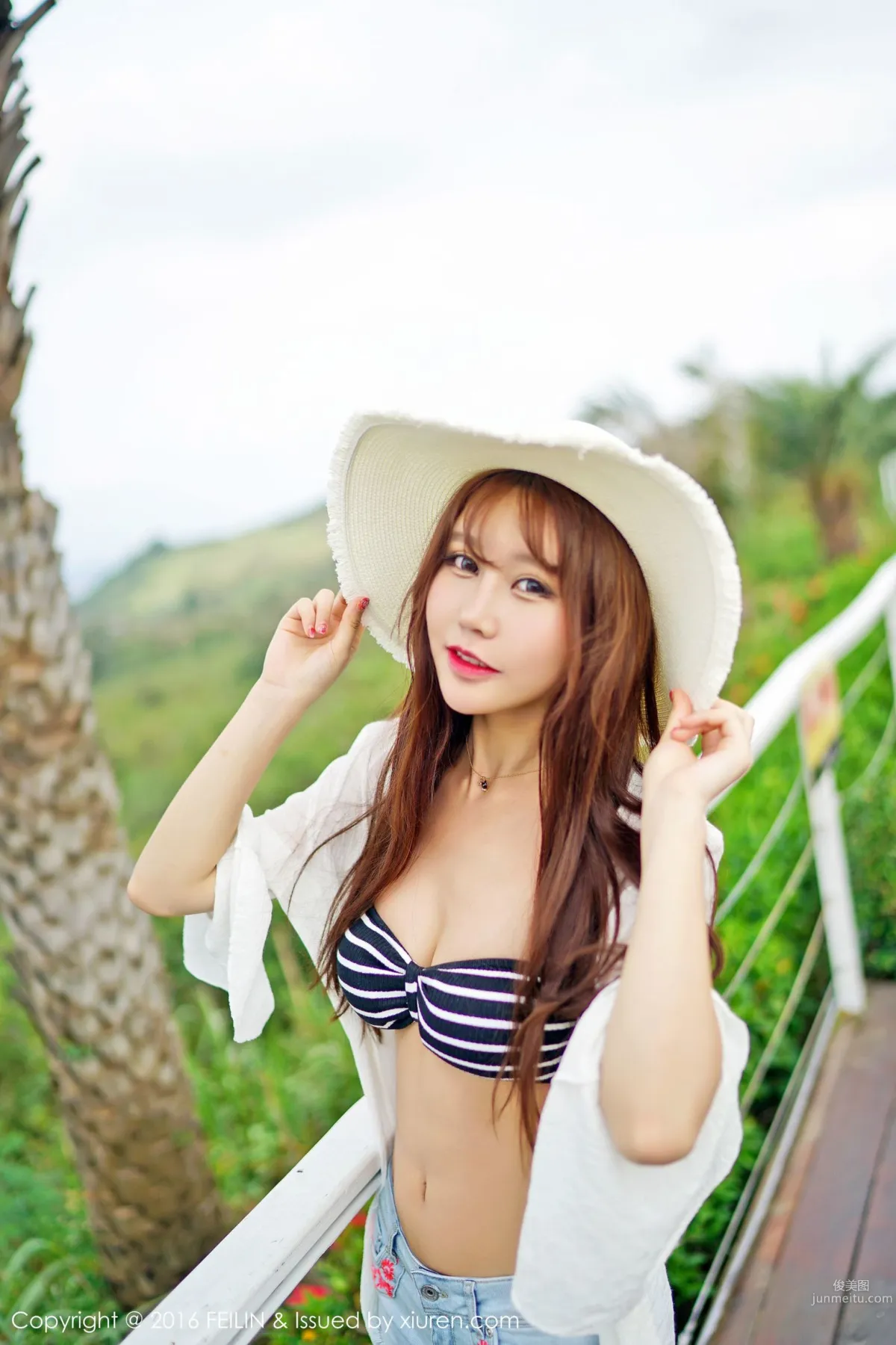 Milk Chuchu, 2 Sets of Underwear + Fresh and Sweet Outfit [FeiLin] Vol.048 Photo Set photo 42