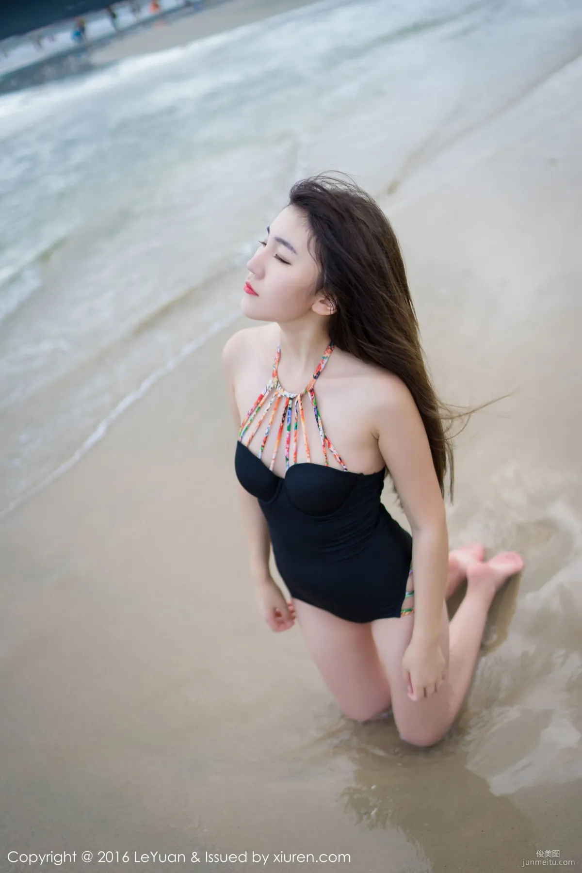 Leng Buding, Beach Outdoor Shoot [LeYuan] Vol.011 Photo Set photo 7