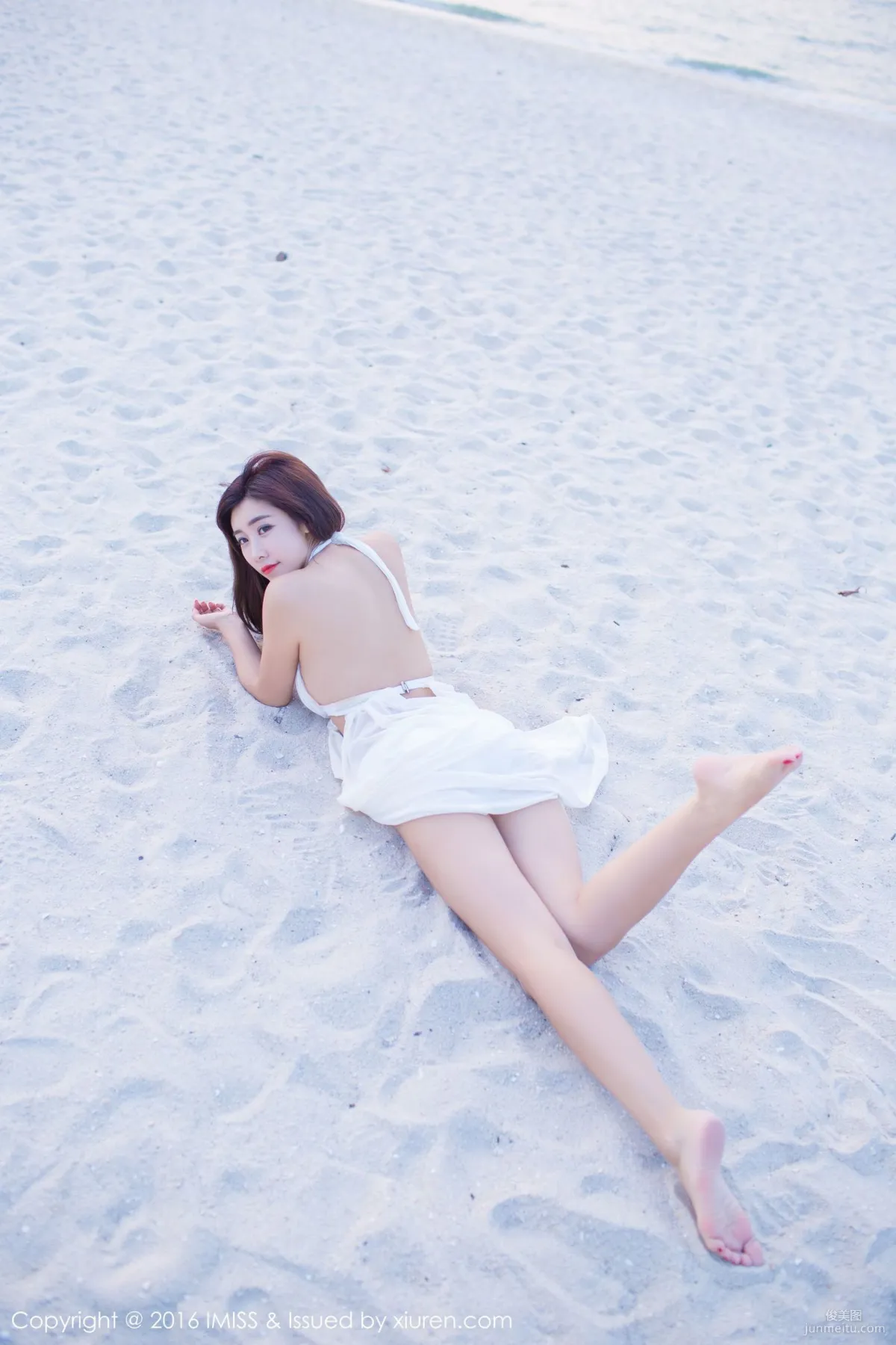 Cheng Xiaofan, Pink Outfit + White Skirt Outdoor Shoot [IMISS] Vol.086 Photo Set photo 34