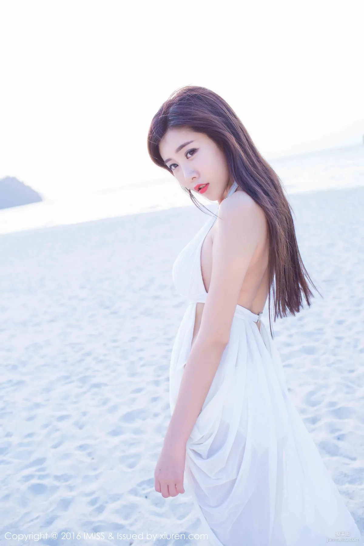 Cheng Xiaofan, Pink Outfit + White Skirt Outdoor Shoot [IMISS] Vol.086 Photo Set photo 21
