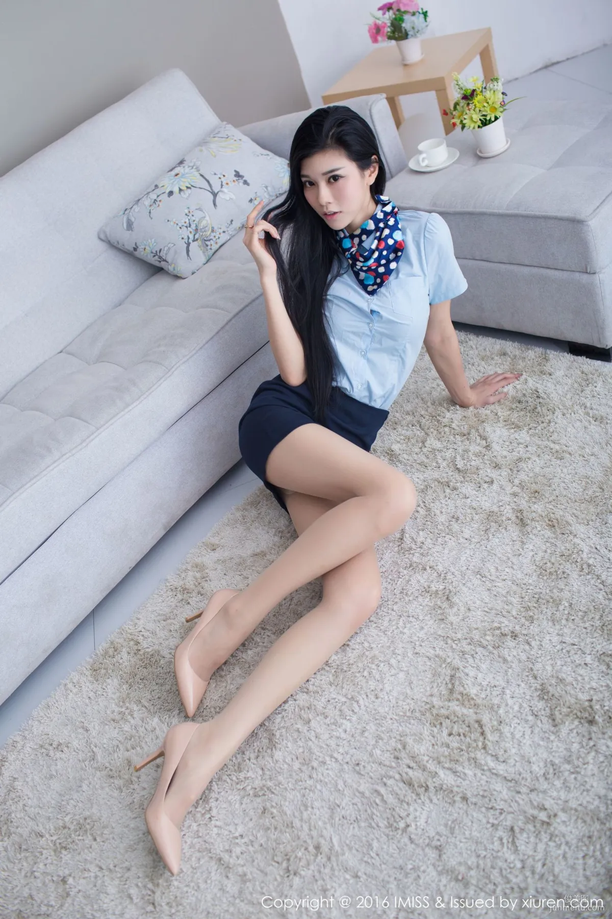 Panadol Ya, Maid Outfit + OL Outfit [IMISS] Vol.099 Photo Set photo 52