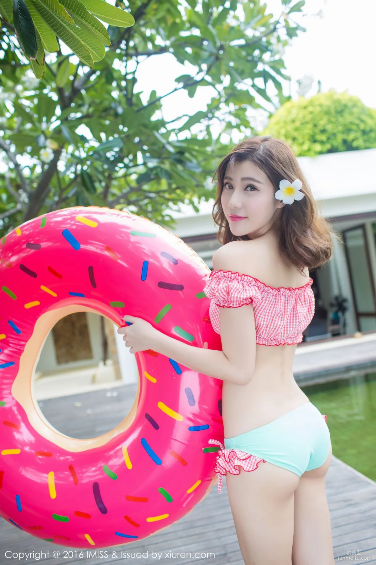Sandy Chen Tianyang, Pure School Uniform Series + Sexy Bikini [IMISS] Vol.134 Photo Set photo 40