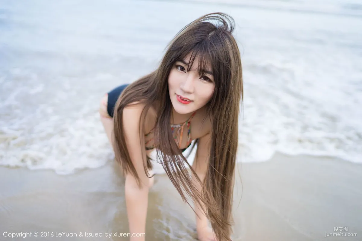 Leng Buding, Beach Outdoor Shoot [LeYuan] Vol.011 Photo Set photo 8