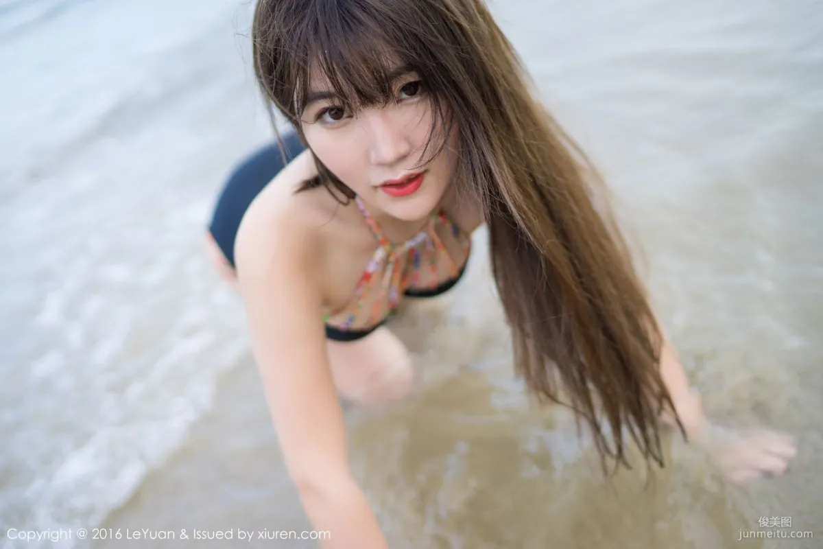 Leng Buding, Beach Outdoor Shoot [LeYuan] Vol.011 Photo Set photo 9