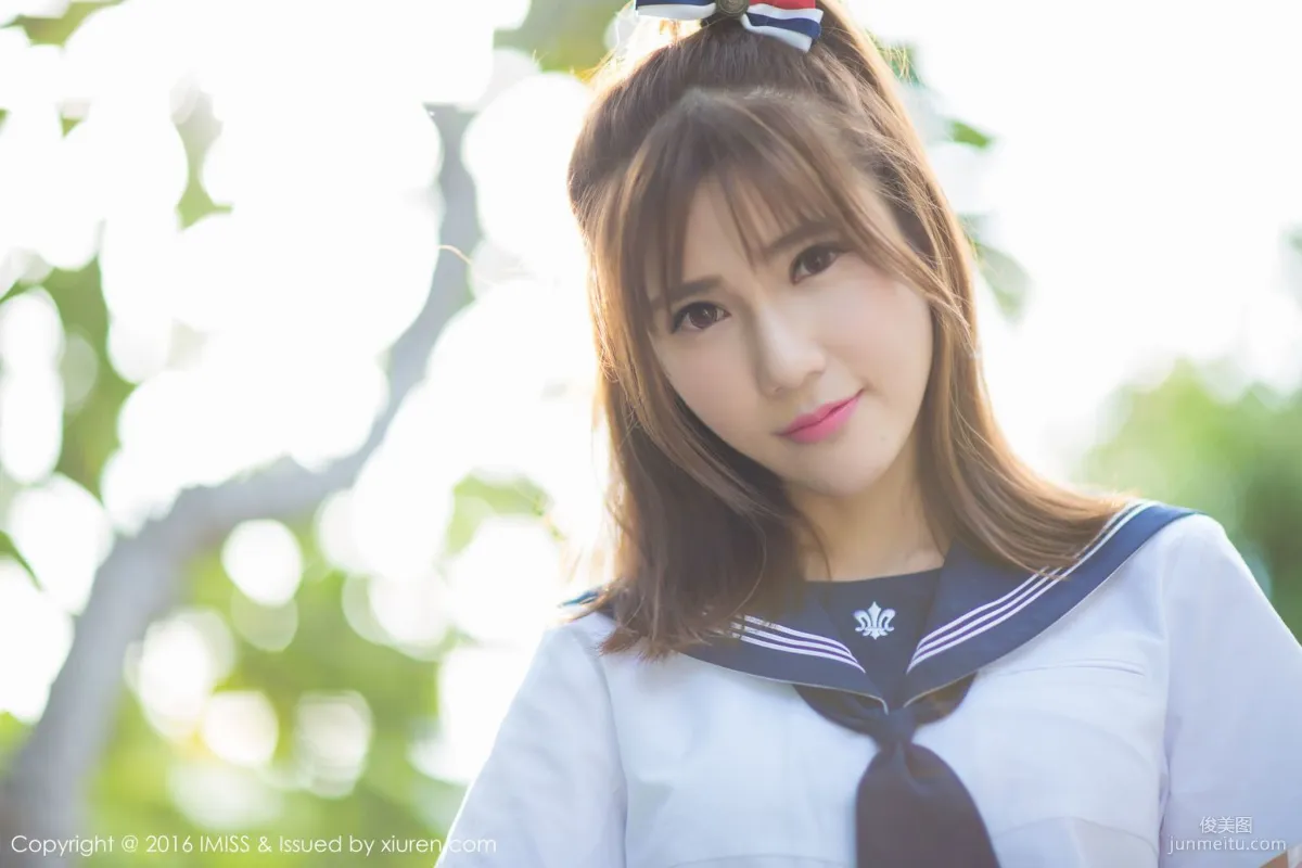 Sandy Chen Tianyang, Pure School Uniform Series + Sexy Bikini [IMISS] Vol.134 Photo Set photo 17