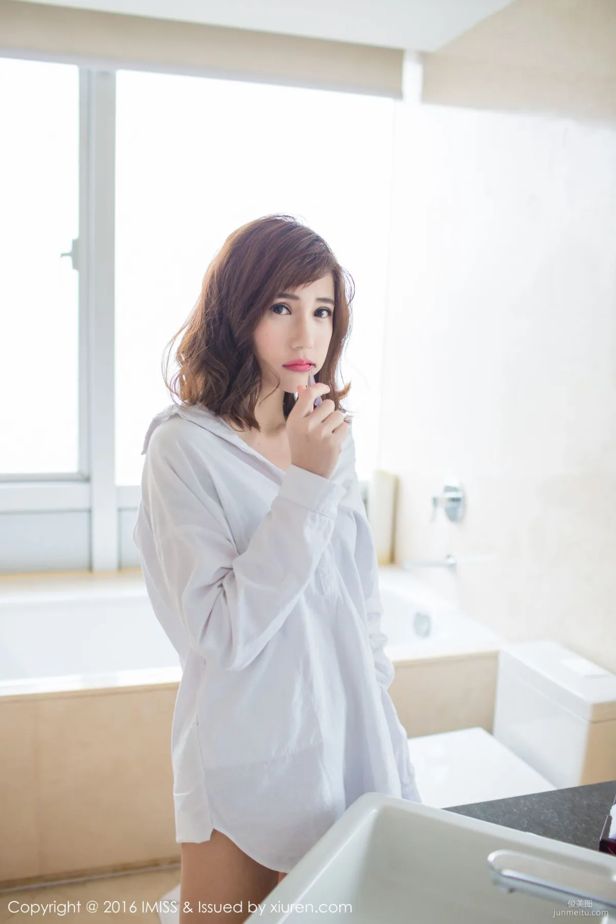 Sandy Chen Tianyang, Hot Pants + Sexy Lace + White Shirt [IMISS] Vol.072 Photo Set photo 42
