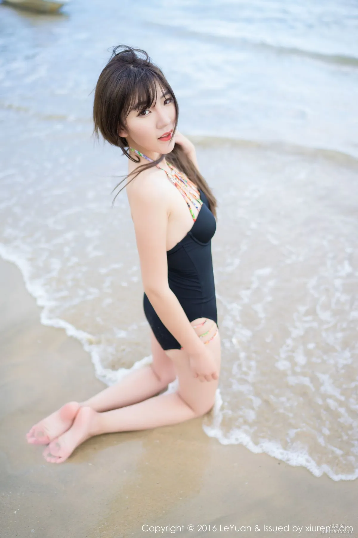 Leng Buding, Beach Outdoor Shoot [LeYuan] Vol.011 Photo Set photo 6