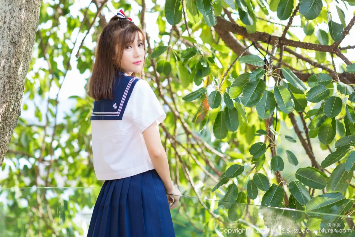 Sandy Chen Tianyang, Pure School Uniform Series + Sexy Bikini [IMISS] Vol.134 Photo Set photo 10