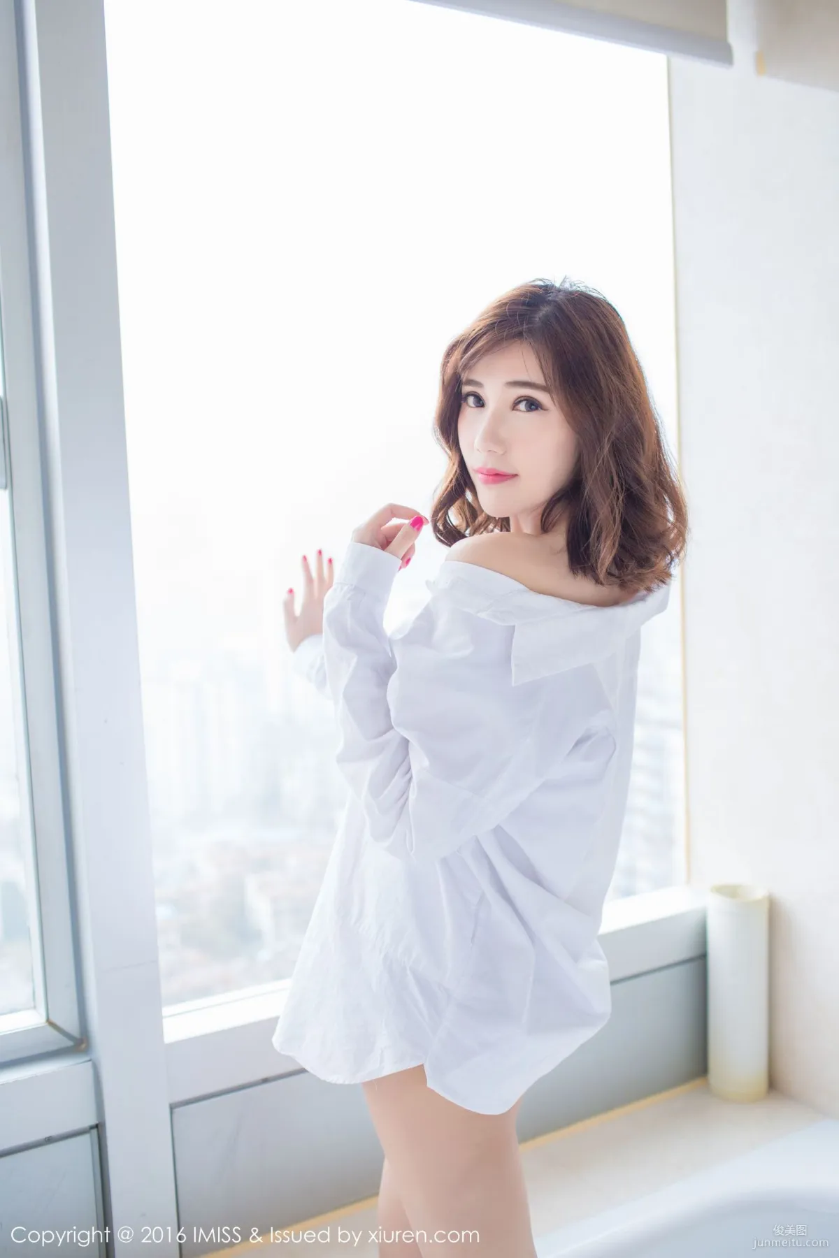 Sandy Chen Tianyang, Hot Pants + Sexy Lace + White Shirt [IMISS] Vol.072 Photo Set photo 48