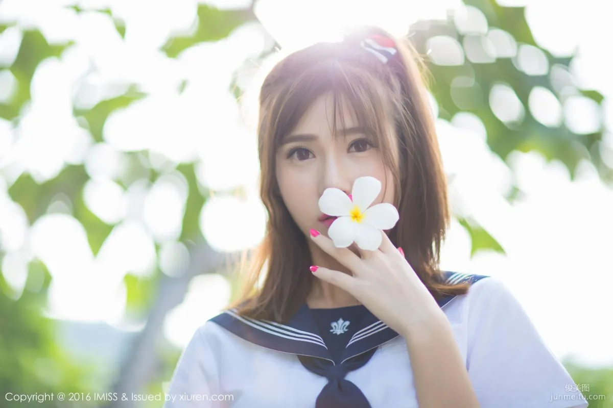 Sandy Chen Tianyang, Pure School Uniform Series + Sexy Bikini [IMISS] Vol.134 Photo Set photo 16