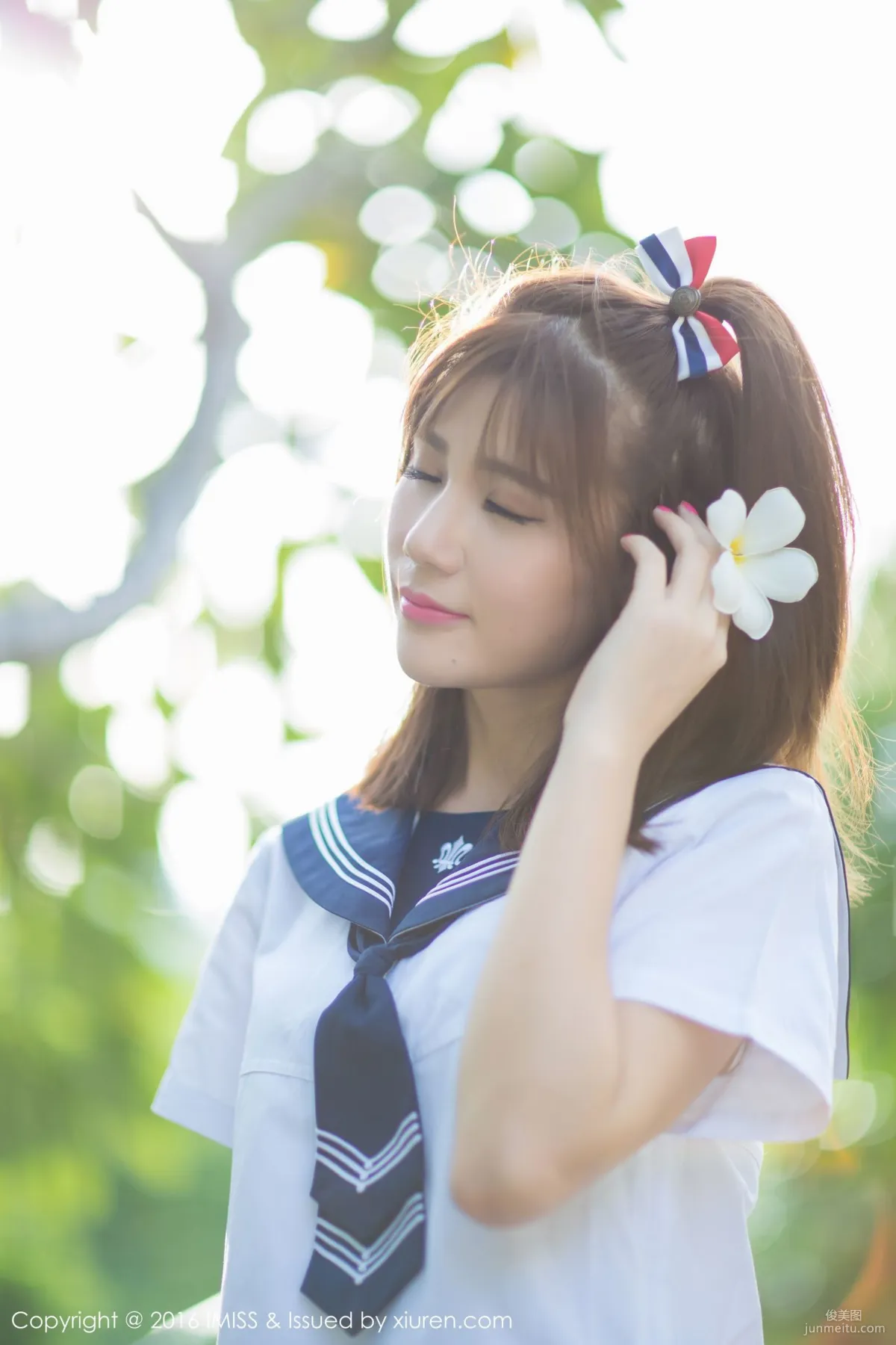 Sandy Chen Tianyang, Pure School Uniform Series + Sexy Bikini [IMISS] Vol.134 Photo Set photo 19