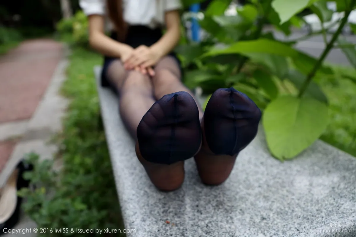 Winki Siji, OL Stockings Legs Street Snap + Qipao Stockings Series [IMISS] Vol.098 Photo Set photo 51