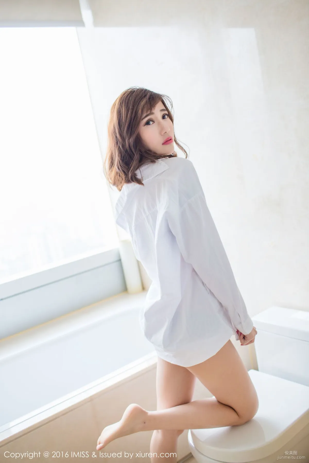 Sandy Chen Tianyang, Hot Pants + Sexy Lace + White Shirt [IMISS] Vol.072 Photo Set photo 46