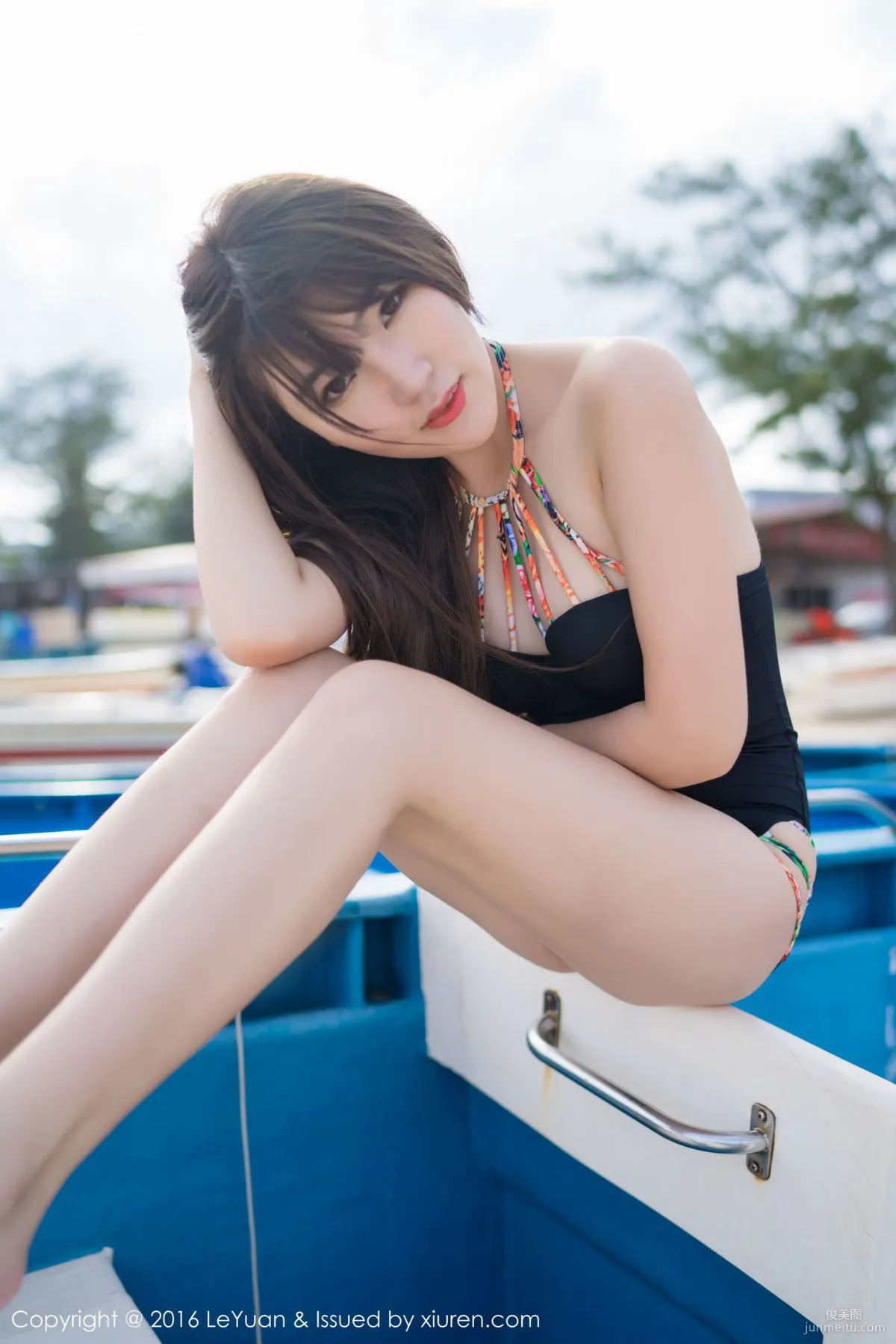 Leng Buding, Beach Outdoor Shoot [LeYuan] Vol.011 Photo Set photo 33