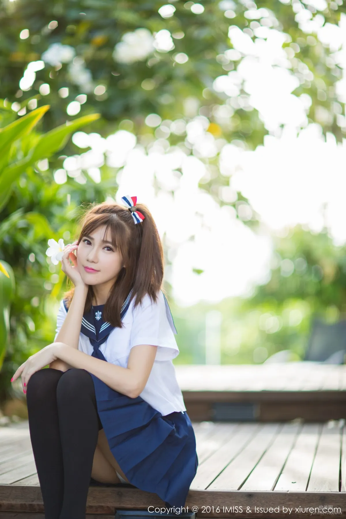 Sandy Chen Tianyang, Pure School Uniform Series + Sexy Bikini [IMISS] Vol.134 Photo Set photo 21