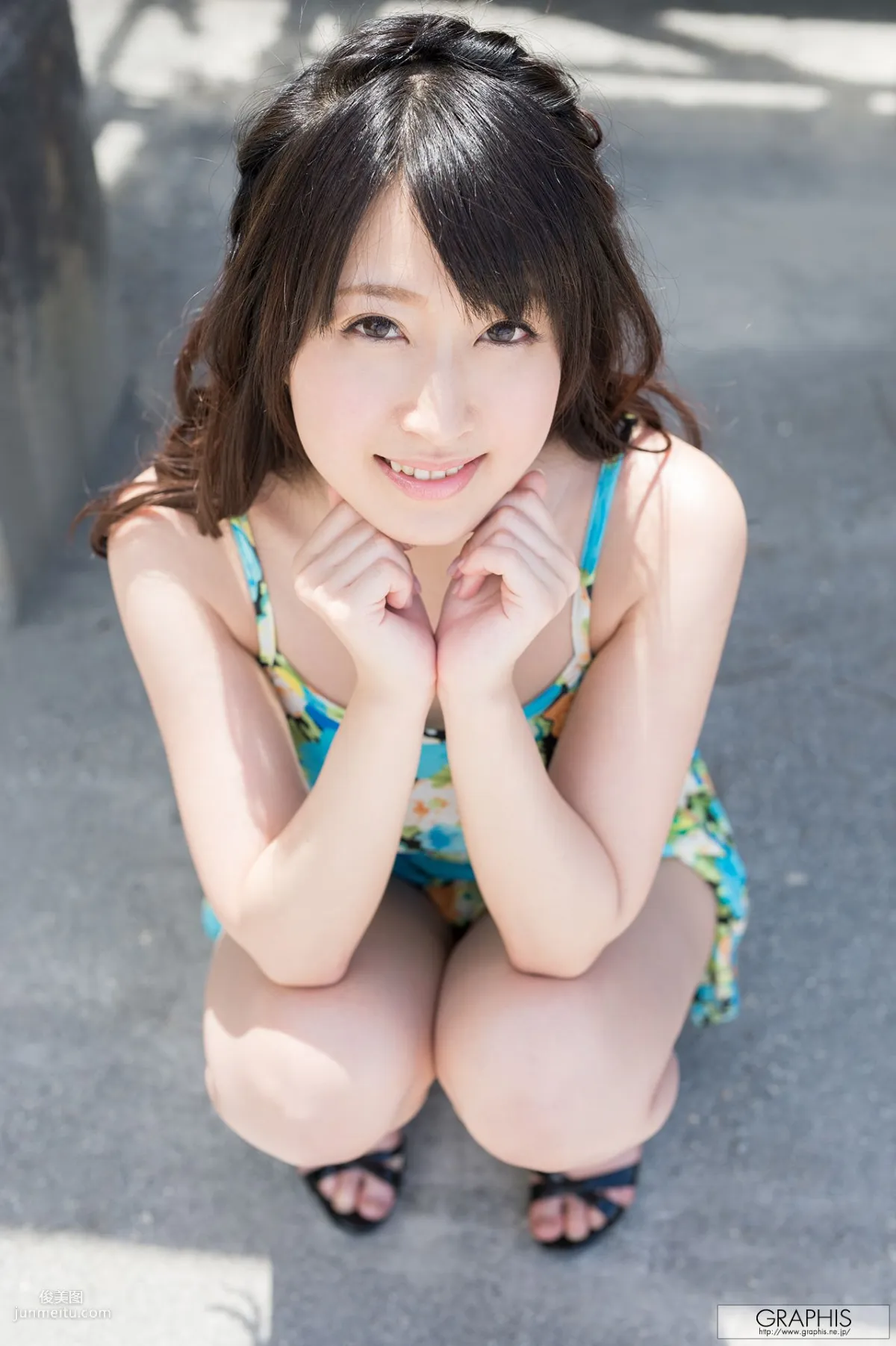 Arisa Misato, Blue & Green [Graphis] Gals Photo Set photo 3